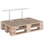 Respaldo para sofá de palets 110 cm hierro blanco von , Gartenmöbelzubehör - Ref: Foro24-315792, Preis: 50,03 €, Rabatt: %