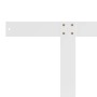 Respaldo para sofá de palets 110 cm hierro blanco von , Gartenmöbelzubehör - Ref: Foro24-315792, Preis: 50,03 €, Rabatt: %