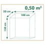 Nature Invernadero para tomates 100x50x150 cm von , Gewächshäuser - Ref: Foro24-428492, Preis: 40,03 €, Rabatt: %