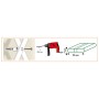 Nature Enrejado de jardín 100x200 cm PVC blanco 6040703 by , Pergolas, arches and garden trellises - Ref: Foro24-409350, Pric...