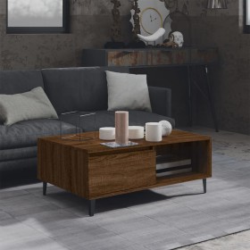 Mesa de centro madera de ingeniería roble marrón 90x60x35 cm de , Mesas de centro - Ref: Foro24-813175, Precio: 65,80 €, Desc...