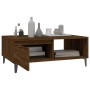 Mesa de centro madera de ingeniería roble marrón 90x60x35 cm de , Mesas de centro - Ref: Foro24-813175, Precio: 66,55 €