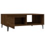 Mesa de centro madera de ingeniería roble marrón 90x60x35 cm de , Mesas de centro - Ref: Foro24-813175, Precio: 66,55 €