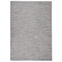 Alfombra de exterior de tejido plano marrón y azul 140x200 cm de , Alfombras - Ref: Foro24-340817, Precio: 44,21 €, Descuento: %