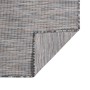 Alfombra de exterior de tejido plano marrón y azul 140x200 cm de , Alfombras - Ref: Foro24-340817, Precio: 44,21 €, Descuento: %
