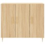 Aparador de madera de ingeniería roble Sonoma 90x34x80 cm von , Sideboards - Ref: Foro24-828095, Preis: 86,44 €, Rabatt: %
