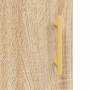 Aparador de madera de ingeniería roble Sonoma 90x34x80 cm von , Sideboards - Ref: Foro24-828095, Preis: 86,44 €, Rabatt: %