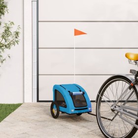 Remolque de bicicleta mascotas hierro tela Oxford azul von , Kinderwagen für Haustiere - Ref: Foro24-93953, Preis: 98,30 €, R...