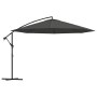 Sombrilla voladiza con poste de aluminio gris antracita 350 cm de , Sombrillas - Ref: Foro24-44505, Precio: 113,11 €, Descuen...