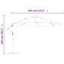 Sombrilla voladiza con poste de aluminio gris antracita 350 cm de , Sombrillas - Ref: Foro24-44505, Precio: 113,11 €, Descuen...