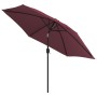 Sombrilla de jardín con palo de metal rojo burdeos 300 cm by , Umbrellas - Ref: Foro24-313752, Price: 82,49 €, Discount: %