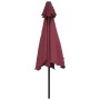 Sombrilla de jardín con palo de metal rojo burdeos 300 cm by , Umbrellas - Ref: Foro24-313752, Price: 82,49 €, Discount: %