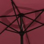 Sombrilla de jardín con palo de metal rojo burdeos 300 cm by , Umbrellas - Ref: Foro24-313752, Price: 82,49 €, Discount: %