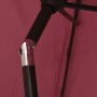 Sombrilla de jardín con palo de metal rojo burdeos 300 cm by , Umbrellas - Ref: Foro24-313752, Price: 82,49 €, Discount: %