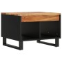 Mesa de centro de madera maciza de acacia 55x50x40 cm de , Mesas de centro - Ref: Foro24-352878, Precio: 71,52 €, Descuento: %