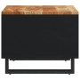 Mesa de centro de madera maciza de acacia 55x50x40 cm de , Mesas de centro - Ref: Foro24-352878, Precio: 71,52 €, Descuento: %