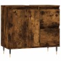 Armario de baño madera contrachapada roble ahumado 65x33x60 cm by , bathroom vanities - Ref: Foro24-831601, Price: 80,79 €, D...