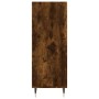 Aparador de madera de ingeniería roble ahumado 34,5x32,5x90 cm von , Sideboards - Ref: Foro24-828713, Preis: 45,05 €, Rabatt: %