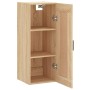 Armario de pared madera ingeniería roble Sonoma 34,5x34x90 cm by , Sideboards - Ref: Foro24-830503, Price: 50,42 €, Discount: %