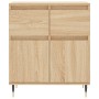 Aparador de madera contrachapada roble Sonoma 60x35x70 cm de , Aparadores - Ref: Foro24-831111, Precio: 84,18 €, Descuento: %