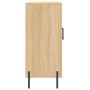 Aparador de madera de ingeniería roble Sonoma 90x34x80 cm by , Sideboards - Ref: Foro24-828119, Price: 94,17 €, Discount: %
