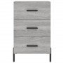 Mesita de noche madera de ingeniería gris Sonoma 40x40x66 cm de , Mesitas de noche - Ref: Foro24-827674, Precio: 71,97 €, Des...