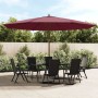 Sombrilla de jardín con poste de madera rojo burdeos 400x273 cm by , Umbrellas - Ref: Foro24-363179, Price: 132,07 €, Discoun...