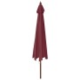 Sombrilla de jardín con poste de madera rojo burdeos 400x273 cm by , Umbrellas - Ref: Foro24-363179, Price: 132,07 €, Discoun...