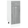 Armario bajo de cocina “Lyon” madera de ingeniería gris von , Küchenschränke - Ref: Foro24-815568, Preis: 74,03 €, Rabatt: %