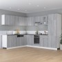 Armario bajo de cocina “Lyon” madera de ingeniería gris von , Küchenschränke - Ref: Foro24-815568, Preis: 74,03 €, Rabatt: %
