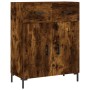 Aparador de madera de ingeniería roble ahumado 69,5x34x90 cm von , Sideboards - Ref: Foro24-827985, Preis: 87,95 €, Rabatt: %