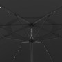Sombrilla de jardín con luces LED negro 400 cm by , Umbrellas - Ref: Foro24-312536, Price: 95,54 €, Discount: %