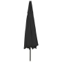 Sombrilla de jardín con luces LED negro 400 cm by , Umbrellas - Ref: Foro24-312536, Price: 95,54 €, Discount: %