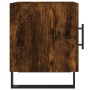 Mesita de noche madera de ingeniería roble ahumado 40x40x50 cm by , Nightstands - Ref: Foro24-827622, Price: 37,20 €, Discoun...