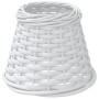 Pantalla para lámpara mimbre blanco Ø15x12 cm von , Lampenschirme - Ref: Foro24-364380, Preis: 14,12 €, Rabatt: %