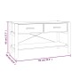 Mueble para TV madera contrachapada 82x38x45 cm von , TV-Möbel - Ref: Foro24-345662, Preis: 66,91 €, Rabatt: %