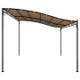 Toldo acero y tela gris taupe 4x3 m 180 g/m² by , Tents and gazebos - Ref: Foro24-362396, Price: 204,54 €, Discount: %