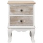 Mesitas de noche 2 unidades madera de Paulownia 35x30x50 cm de , Mesitas de noche - Ref: Foro24-284065, Precio: 198,39 €, Des...