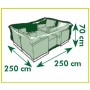 Nature Cubierta de muebles de jardín mesa baja y sillas 250x250x70 cm by , Garden furniture covers - Ref: Foro24-419744, Pric...