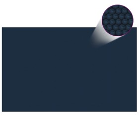 Cubierta solar de piscina de PE flotante negro y azul 800x500cm von , Poolabdeckungen - Ref: Foro24-92969, Preis: 174,99 €, R...