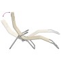Tumbona plegable 2 uds textilene acero con recubrimiento crema by , Loungers - Ref: Foro24-360173, Price: 169,05 €, Discount: %