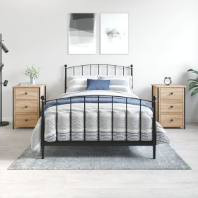 Mesitas noche 2 uds madera ingeniería roble Sonoma 40x36x60 cm von , Nachttische - Ref: Foro24-825996, Preis: 127,05 €, Rabat...