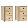 Mesitas noche 2 uds madera ingeniería roble Sonoma 40x36x60 cm von , Nachttische - Ref: Foro24-825996, Preis: 127,05 €, Rabat...