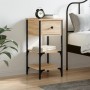 Mesita de noche madera de ingeniería roble Sonoma 34x36x70 cm by , Nightstands - Ref: Foro24-825975, Price: 59,82 €, Discount: %