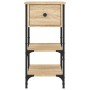 Mesita de noche madera de ingeniería roble Sonoma 34x36x70 cm by , Nightstands - Ref: Foro24-825975, Price: 59,82 €, Discount: %