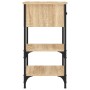 Mesita de noche madera de ingeniería roble Sonoma 34x36x70 cm by , Nightstands - Ref: Foro24-825975, Price: 59,82 €, Discount: %