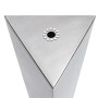 Fuente de jardín de acero inoxidable plateado 37,7x32,6x110 cm von , Brunnen und Wasserfälle - Ref: Foro24-48094, Preis: 536,...