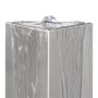 Fuente de jardín de acero inoxidable plateado 37,7x32,6x110 cm von , Brunnen und Wasserfälle - Ref: Foro24-48094, Preis: 536,...