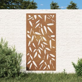 Adorno de pared jardín acero corten diseño hoja bambú 105x55 cm von , Poster, Drucke und visuelle Kunst - Ref: Foro24-824483,...