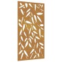 Adorno de pared jardín acero corten diseño hoja bambú 105x55 cm von , Poster, Drucke und visuelle Kunst - Ref: Foro24-824483,...